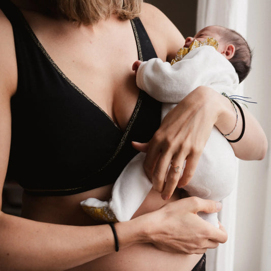 Breastfeeding brassiere (leakproof) - black
